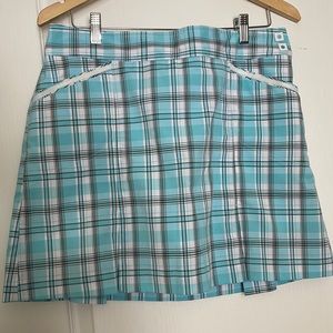 Izod  cools fx stretch women's plaid skort size 6
